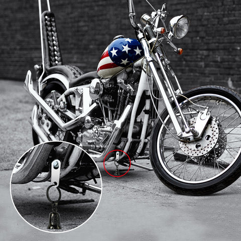 Clochette moto old school biker - Moto-Custom-Biker